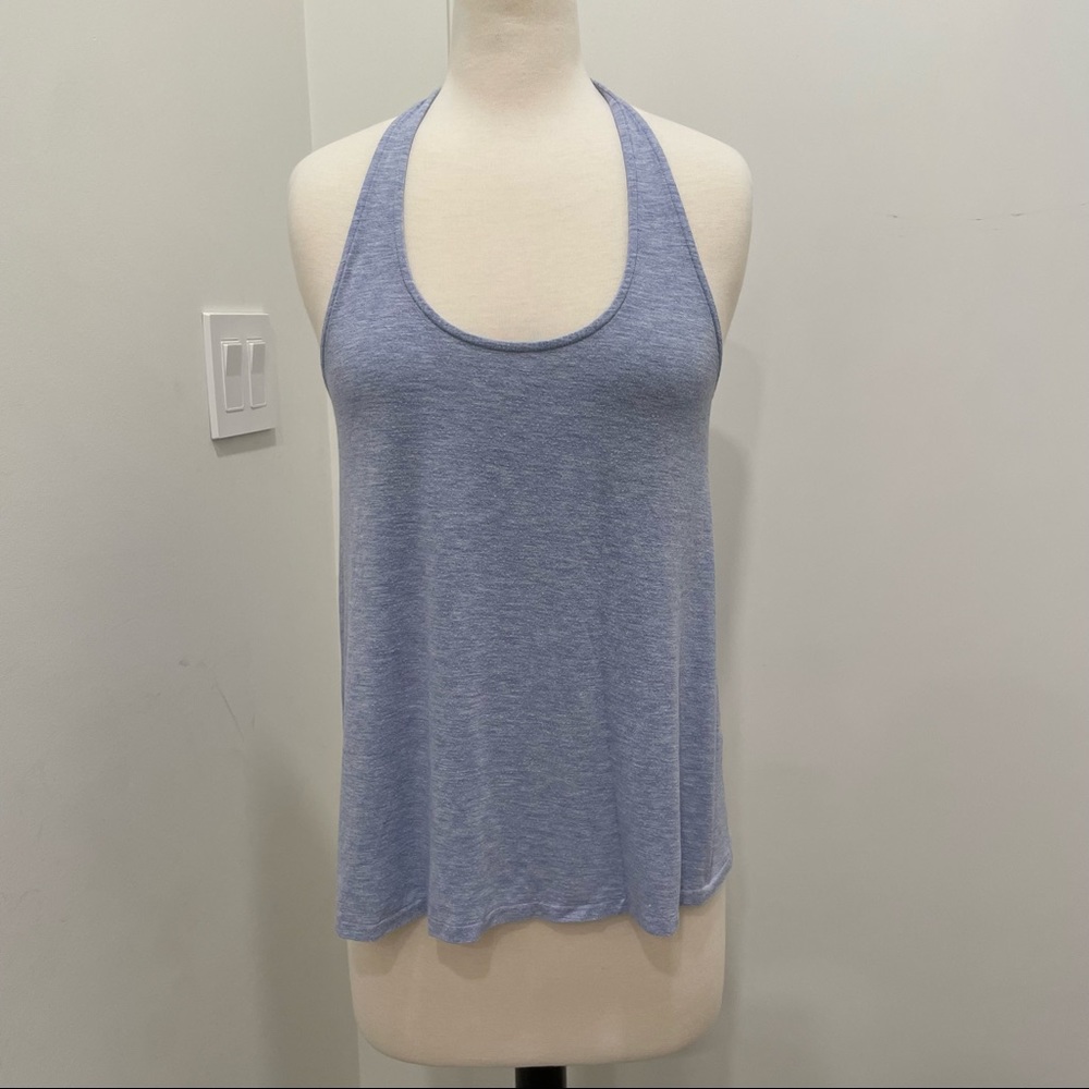 Skin Cotton Tank, Size XS, Pale Blue.